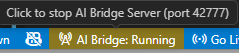 Status Bar - AI Bridge Start